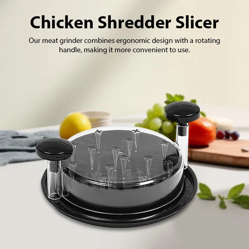 Meat Chicken Shredder Tool | Stainless Steel | Mincing Machine with Lid | Kitchen Grinder