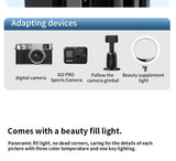 Foldable AI Tracking Gimbal | 360° Auto Rotation Selfie Stick Tripod | For Vlogging
