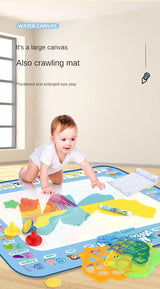 Magic Water Drawing Mat | 100x80cm Reusable | Montessori Painting Board | Educational Kids Toy