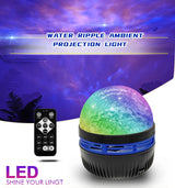 LED Starry Galaxy Projector Light RGB Smart Remote Control Star Aurora Lamp KTV USB for Home Room Camping Wedding Decorations