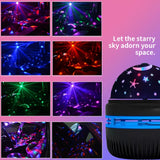 LED Starry Galaxy Projector Light RGB Smart Remote Control Star Aurora Lamp KTV USB for Home Room Camping Wedding Decorations