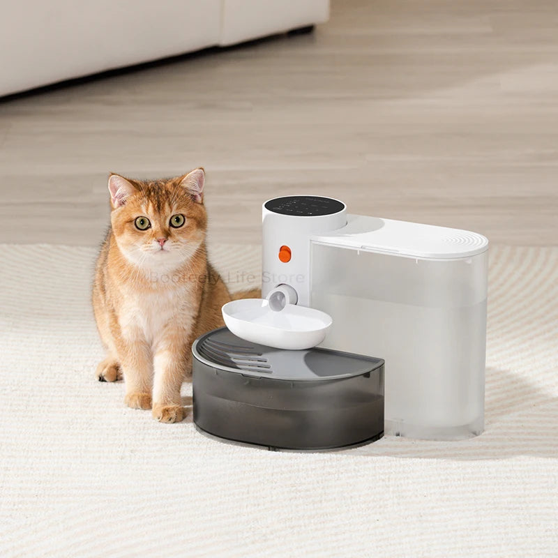 Automatic Cat Water Fountain with motion sensor 2L dispenser