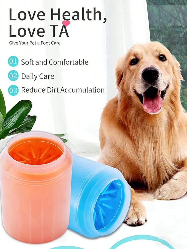 Silicone Pet Paw Cleaner Cup | Quick-Clean Grooming Tool | For Dogs & Cats