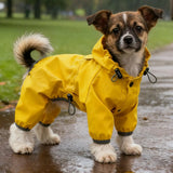 Waterproof Dog Raincoat Adjustable Lightweight Pet Rain Jacket for Small Medium Large Dogs Winter Outdoor Walking Activities