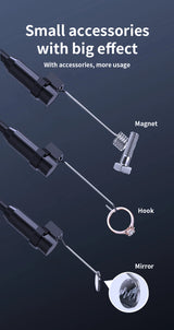 HD Endoscope Inspection Camera | IP67 Waterproof | 8 LED | Type-C & iOS | Car Sewer Pipeline Borescope