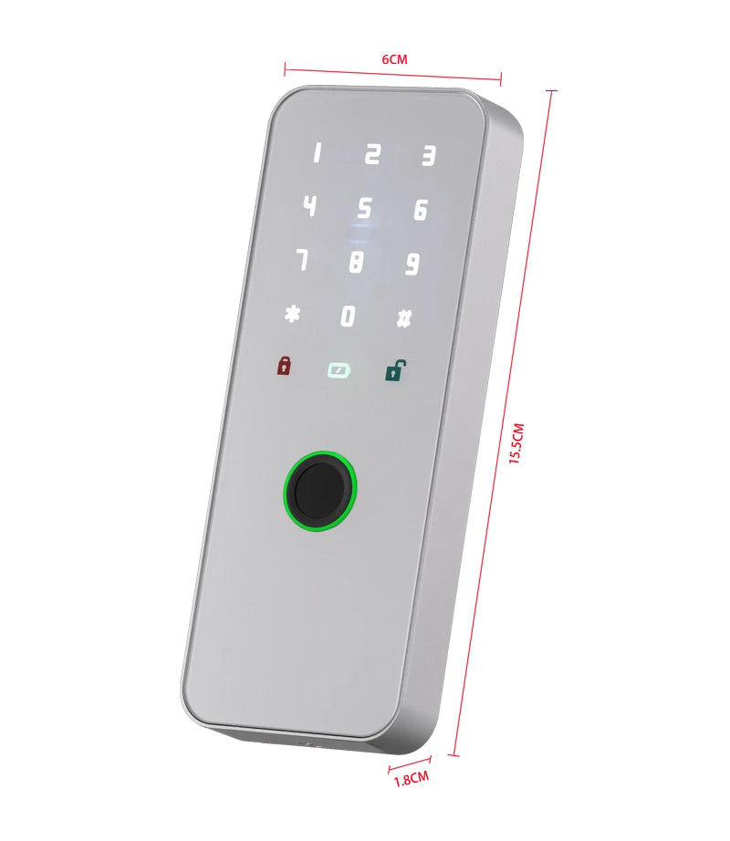 WAFU Smart Door Lock | Fingerprint & Password | WiFi & Bluetooth | Remote App Control
