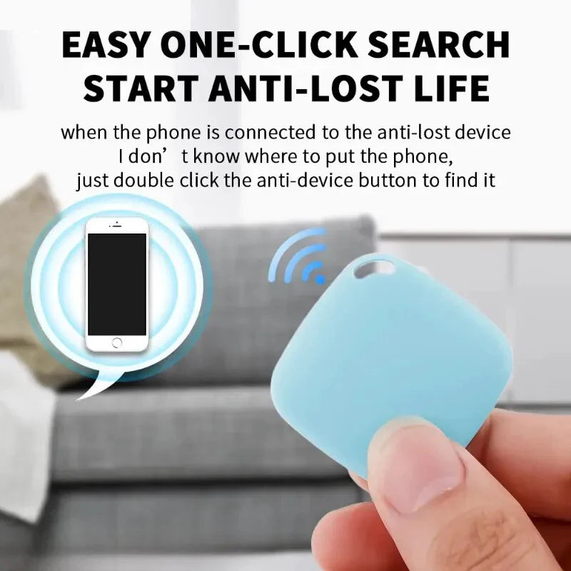 Mini Anti-Lost Smart Tracker Tag | Keys, Wallet, Bag & Luggage Finder | Lanyard | 4 Colors