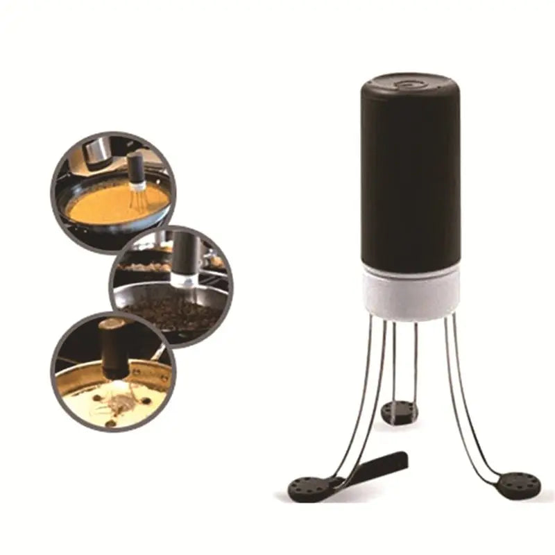 Automatic Hands-Free Pot Stirrer | 3 Speed | Battery Operated | Silicone Legs | Non-Stick Safe | Kitchen Mixer