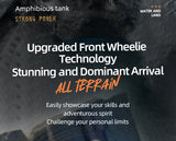 JJRC Q183 RC Tank Amphibious Tracked Tank Remote Control All Terrain Truck Climbing Off-Road Vehicle Waterproof Toy Kid Gifts