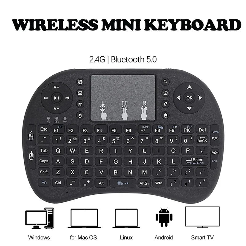 Mini Wireless Keyboard Bluetooth with touchpad