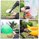 4-in-1 Wireless Car Vacuum Cleaner | Powerful Suction & Blow | Portable Handheld