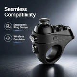 Ring Shape Bluetooth VR Remote Controller Wireless Gamepad Joystick for Turning Tablet Laptop Smartphone Selfie Page Flipping
