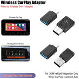 2-in-1 Wireless CarPlay & Android Auto Adapter | AI Box