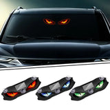 Solar Powered Car Neon Light Wireless Cool DEMON EYE Led Ambient Light Suction Cup USB Rechargeable Atmosphere Breathing Lamp