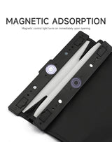 LED Hanging Magnetic Garbage Bag With Light, Waterproof PU Leather Storage Bag for Car Rear Seats, Leak-Proof Car Parts