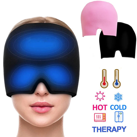 Ice Gel Migraine Relief Hat cold compress therapy