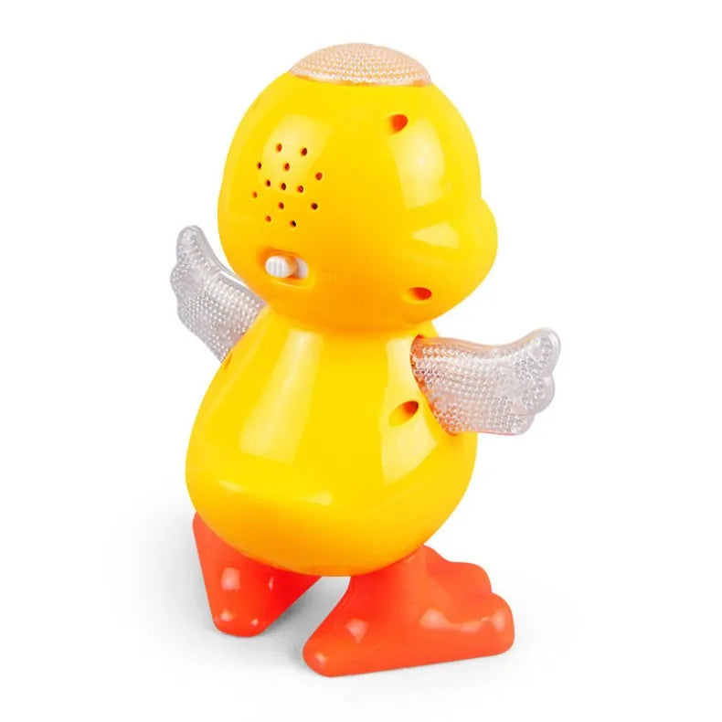Electric Dancing Duck Toy Interactive Musical Animal with Flashing Lights Educational Gift for Kids