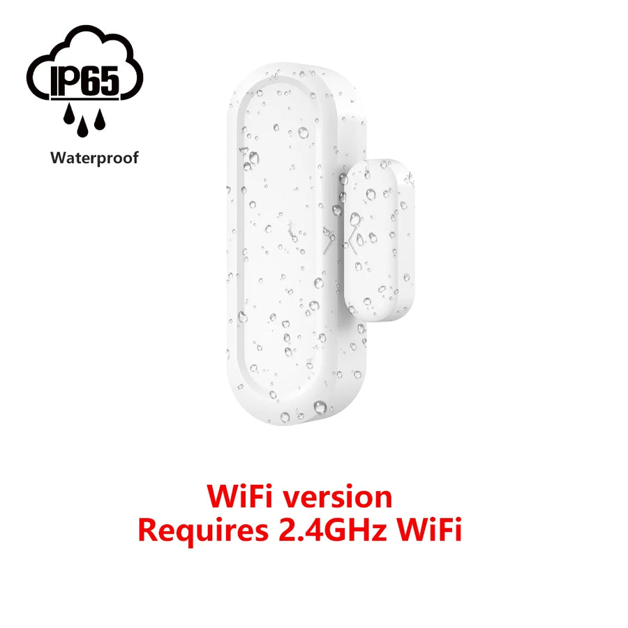 Tuya WiFi Door Window Magnetic Sensor Wireless Connection Smart Home Protection Door Detectors Automation