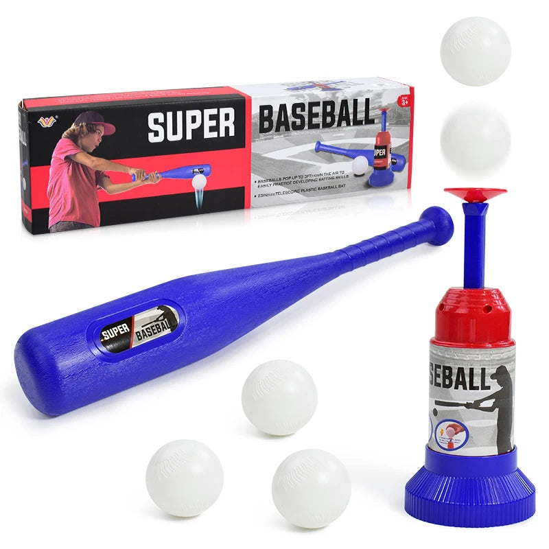 Children Baseball Ball Toys Games for 3+Year,Adjustable Automatic Pitching Baseball Machine Toy Sets for Kids Outdoor Toys Gift