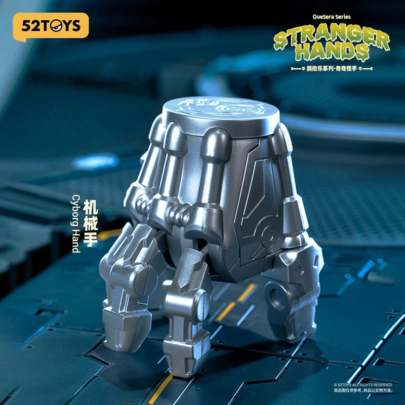 52TOYS Quesera Series Stranger Hands Wind Up Movable Toy Blind Box Collectible Novelty Model Ornament Mystery Box Birthday Gift