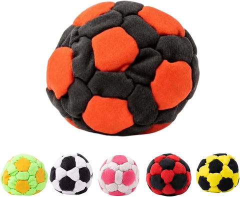 Ruziyoog Handmade Crochet Hacky Sack Juggling Balls Set for Adults Beginners - 6/12/24PCS Outdoor Party Footbag