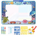 Magic Water Drawing Mat | 100x80cm Reusable | Montessori Painting Board | Educational Kids Toy
