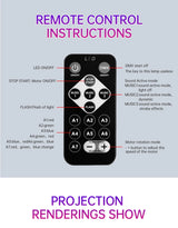 LED Starry Galaxy Projector Light RGB Smart Remote Control Star Aurora Lamp KTV USB for Home Room Camping Wedding Decorations