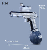 Automatic Desert Eagle Water Gun Toys Electric Shooting Flashing Lights Battle Water Pistol Spray Outdoor Pool Toys for Boy Gift