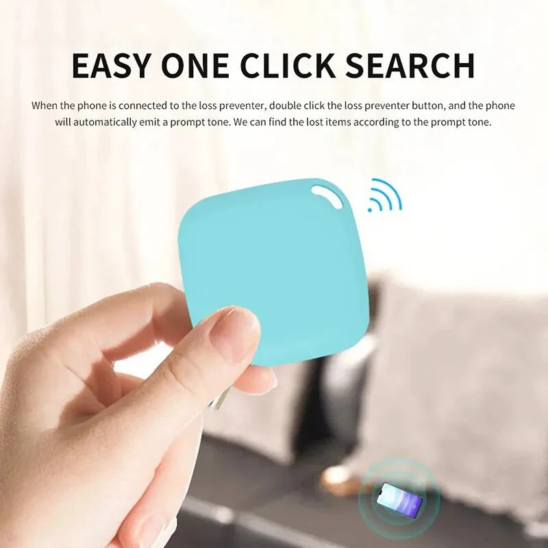 Mini Anti-Lost Smart Tracker Tag | Keys, Wallet, Bag & Luggage Finder | Lanyard | 4 Colors