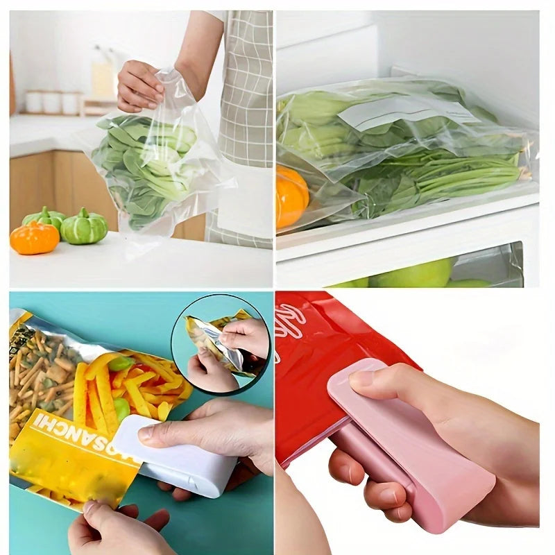 Mini Heat Bag Sealer | Portable Food Storage Clip | Keeps Snacks Fresh