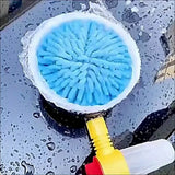 360° Rotating Car Wash Brush Kit | Auto Foam | Chenille Bristles