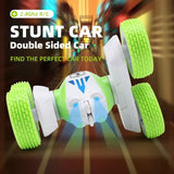 Mini RC Stunt Car GT1 | 2.4GHz Double-Sided | 360° Flip | LED Lights | Kids Gift Toy
