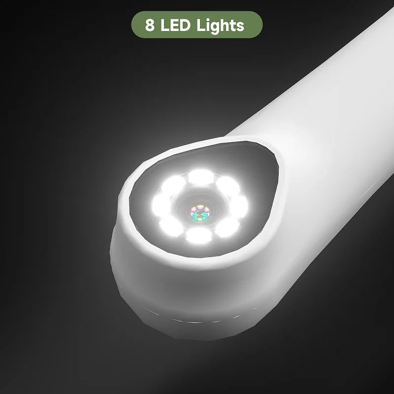 3-in-1 USB Endoscope Camera | Type-C Snake Camera | 8 LED Lights | For Android & PC