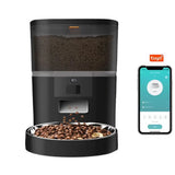 4L Smart Automatic Cat Feeder With Camera Video Cat Dry Food Dispenser Pet Smart Voice Recorder Auto Feeder Bowl For Cat Dog