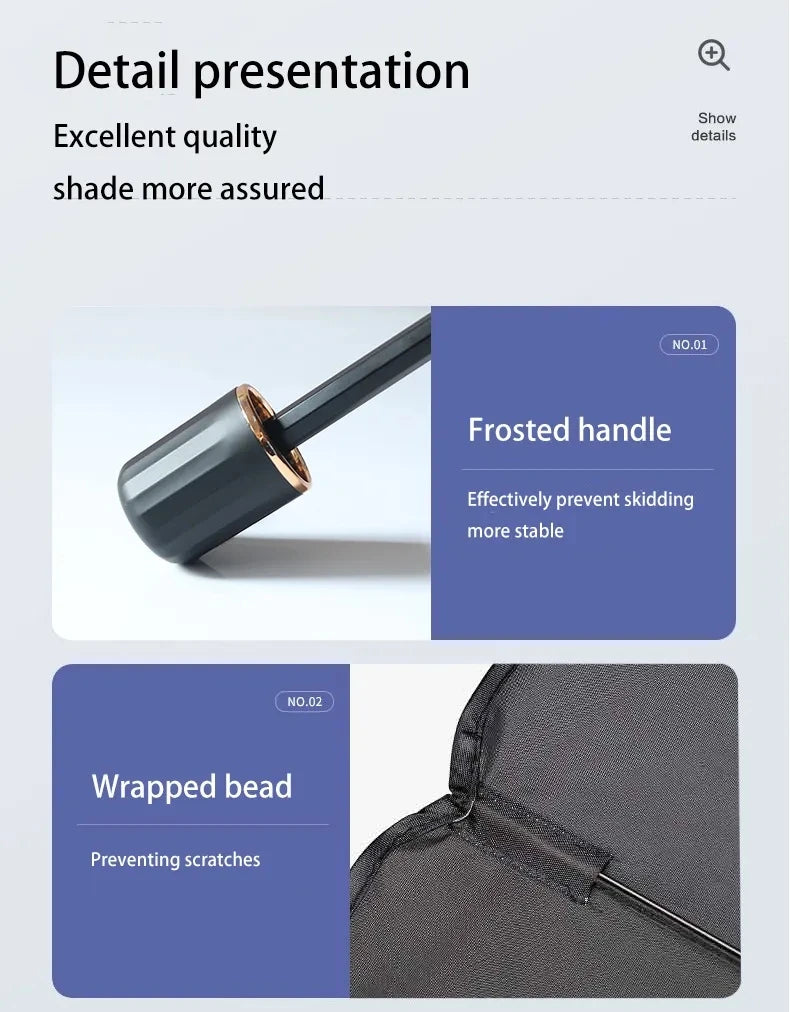 Foldable Car Windshield Sunshade | Umbrella Style | Heat Insulation Protection