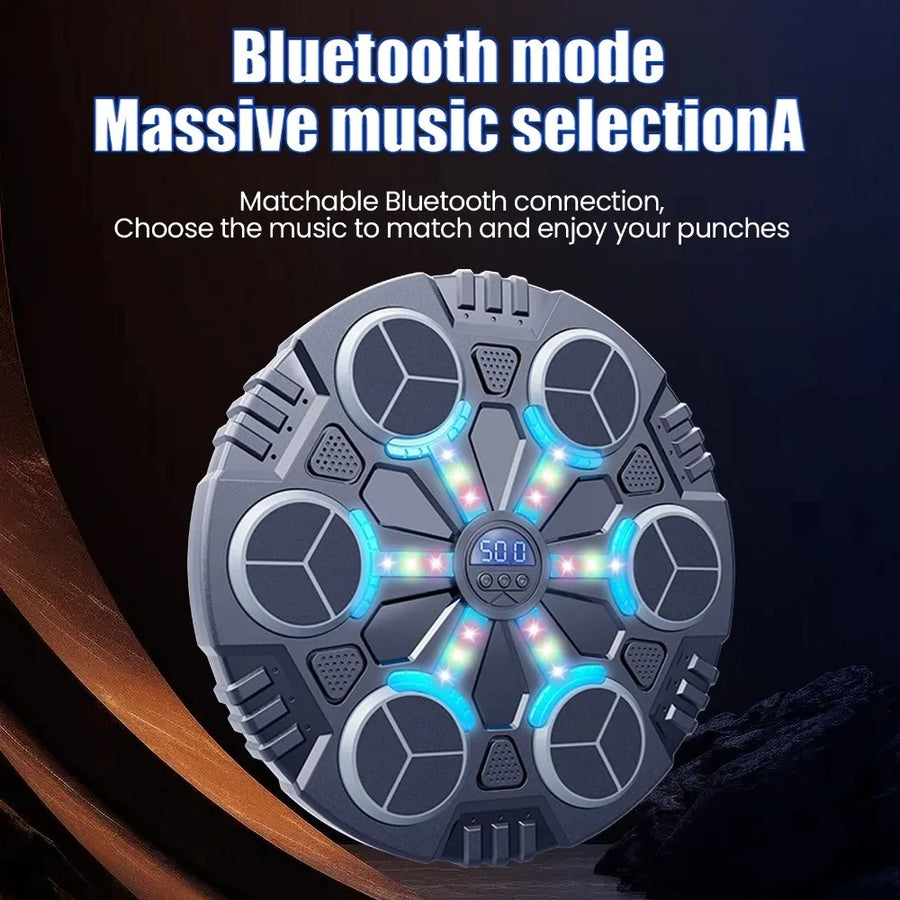 Smart Bluetooth Music Boxing Machine | Wall-Mounted | Noise Reduction | Rhythm Lights | 3 Speeds