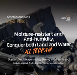 JJRC Q183 RC Tank Amphibious Tracked Tank Remote Control All Terrain Truck Climbing Off-Road Vehicle Waterproof Toy Kid Gifts