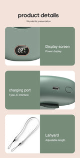 Bladeless Neck Fan | 1800mAh | 3 Speed Settings | USB Rechargeable | Hands-Free Cooling