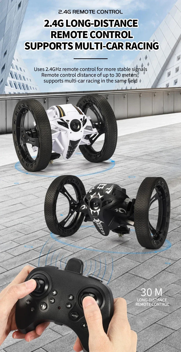 RC Stunt Off-Road Car | 2.4GHz | Flip & Jump | WiFi HD Camera | LED | Kids Gift Age 14+