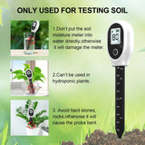 Soil Moisture Sensor Monitor Plants Moist Testing Tool Soil Hygrometer Plant Detector Garden Care Planting Humidity Meter