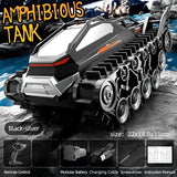 JJRC Q183 RC Tank Amphibious Tracked Tank Remote Control All Terrain Truck Climbing Off-Road Vehicle Waterproof Toy Kid Gifts