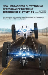 RC Stunt Off-Road Car | 2.4GHz | Flip & Jump | WiFi HD Camera | LED | Kids Gift Age 14+