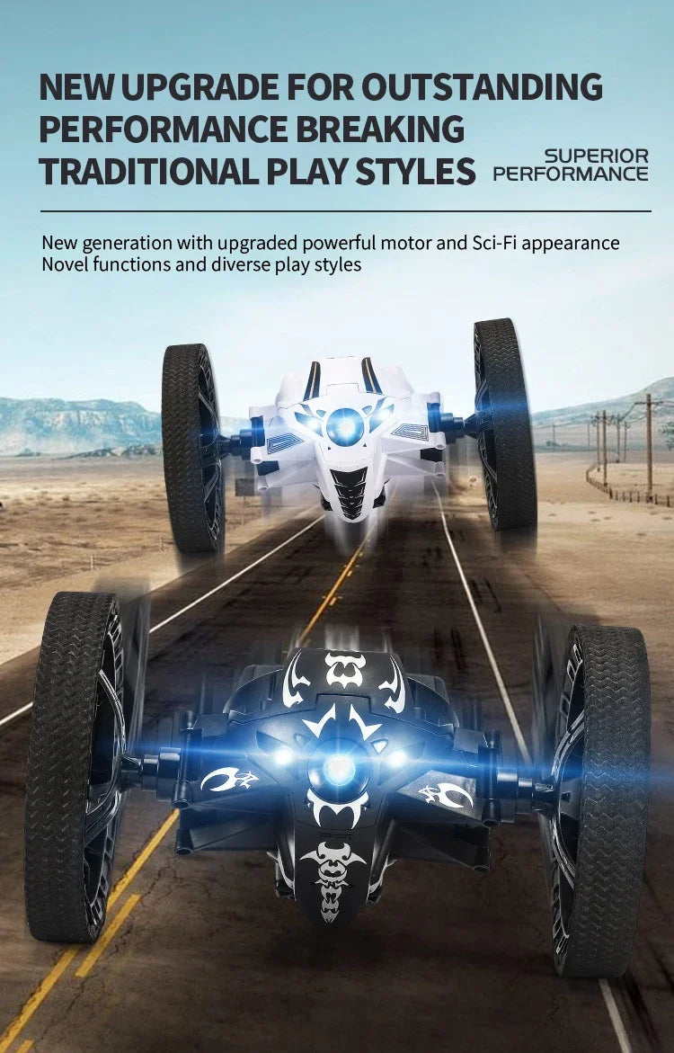 RC Stunt Off-Road Car | 2.4GHz | Flip & Jump | WiFi HD Camera | LED | Kids Gift Age 14+