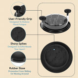 Meat Chicken Shredder Tool | Stainless Steel | Mincing Machine with Lid | Kitchen Grinder