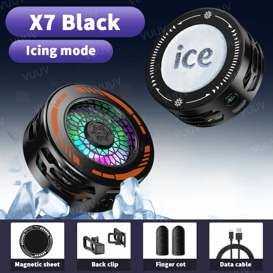 Portable Magnetic Phone Cooler With Semiconductor Freeze And RGB Light Mobile-phone Radiator For iPhone MagSafe Series Android