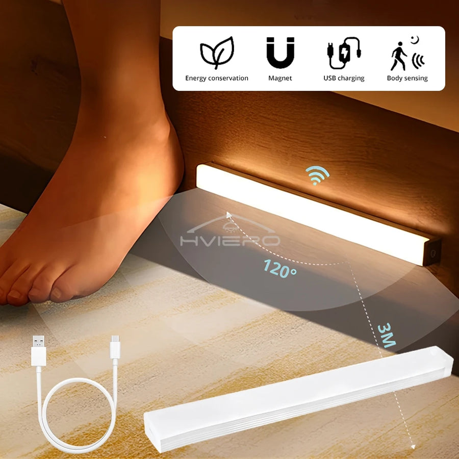 Motion Sensor LED Night Light | Wireless Magnetic | USB Rechargeable | For Closets & Wardrobes