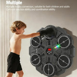 Smart Music Boxing Machine | Wall-Mounted | Bluetooth | LED Lights | 9 Speeds | Kids & Adults