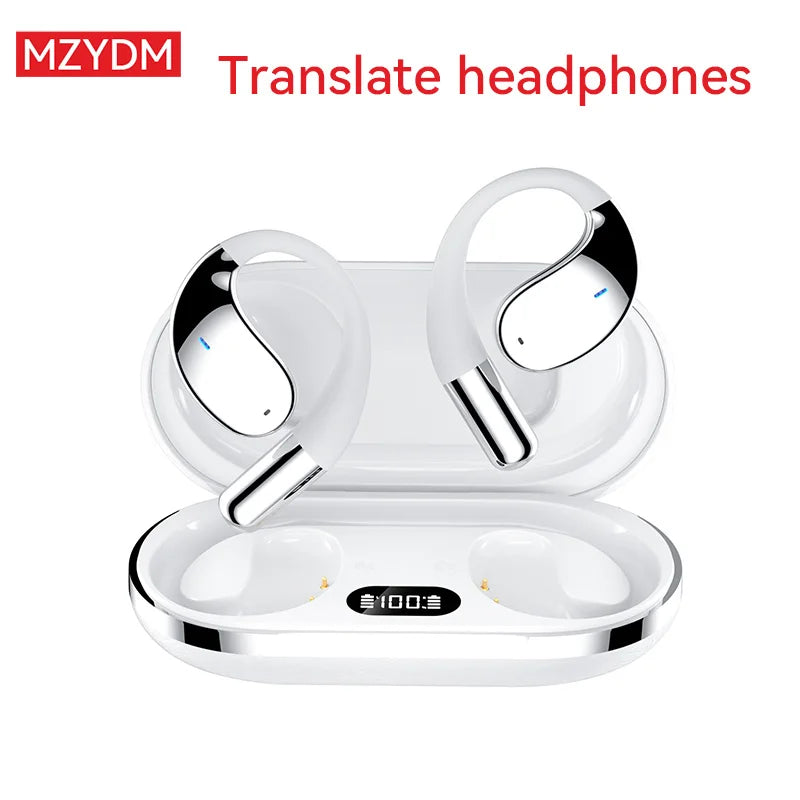 AI Translator Earbuds Pro | 144 Languages | Bluetooth 5.3 | Real-Time Voice Translation