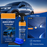 Car Coating Spray Quick Effect Ceramic Wax Water Repellent Gloss Protection Cleaner for Paint Glass Motorcycle RV