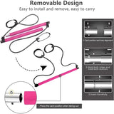 Pilates Resistance Band Kit | Portable Home Gym Set | Full Body Workout